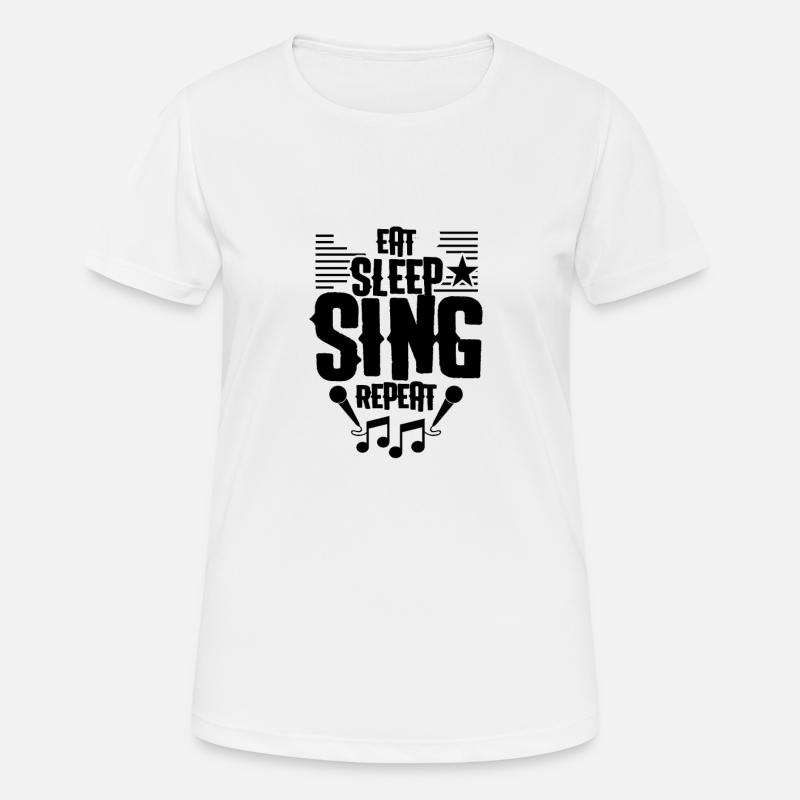 Sing - Women's Breathable T-Shirt - white