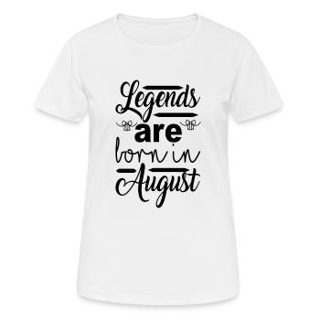 Birthday present - Women's Breathable T-Shirt - white - Front - AI Model Female 172 dark (172cm)