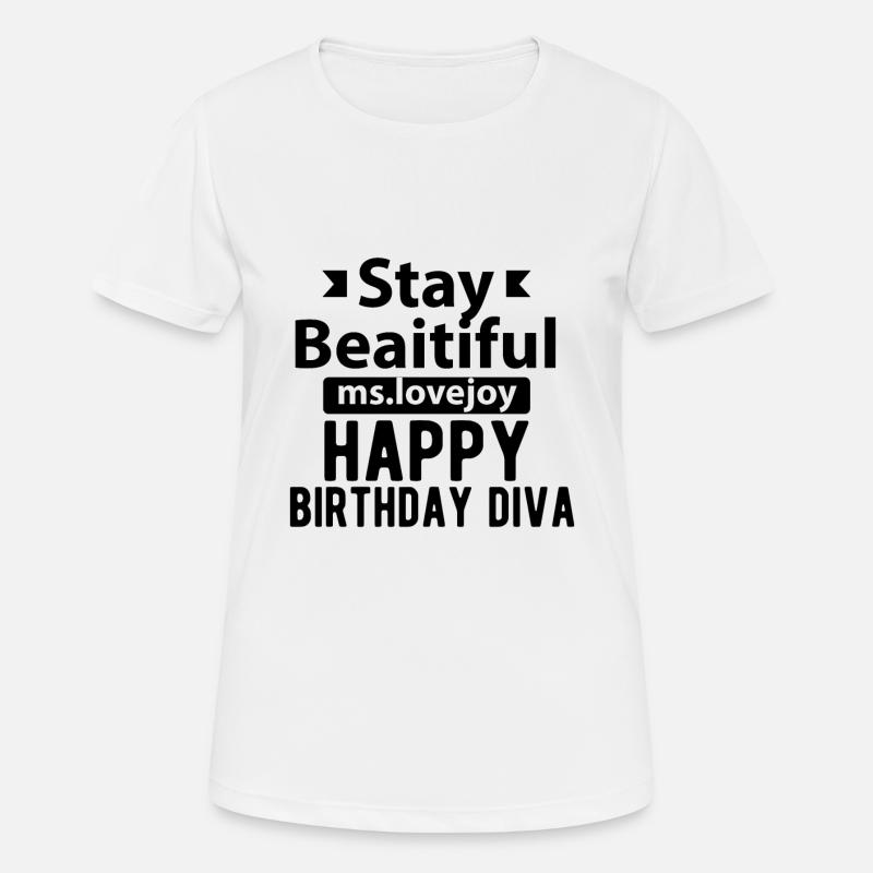 Birthday present - Women's Breathable T-Shirt - white