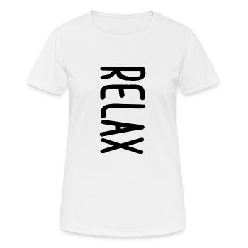 RELAX - Women's Breathable T-Shirt - white - Front - AI Model Female 172 dark (172cm)