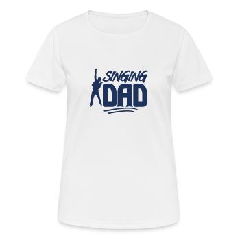 Singer - Women's Breathable T-Shirt - white - Front - AI Model Female 172 dark (172cm)