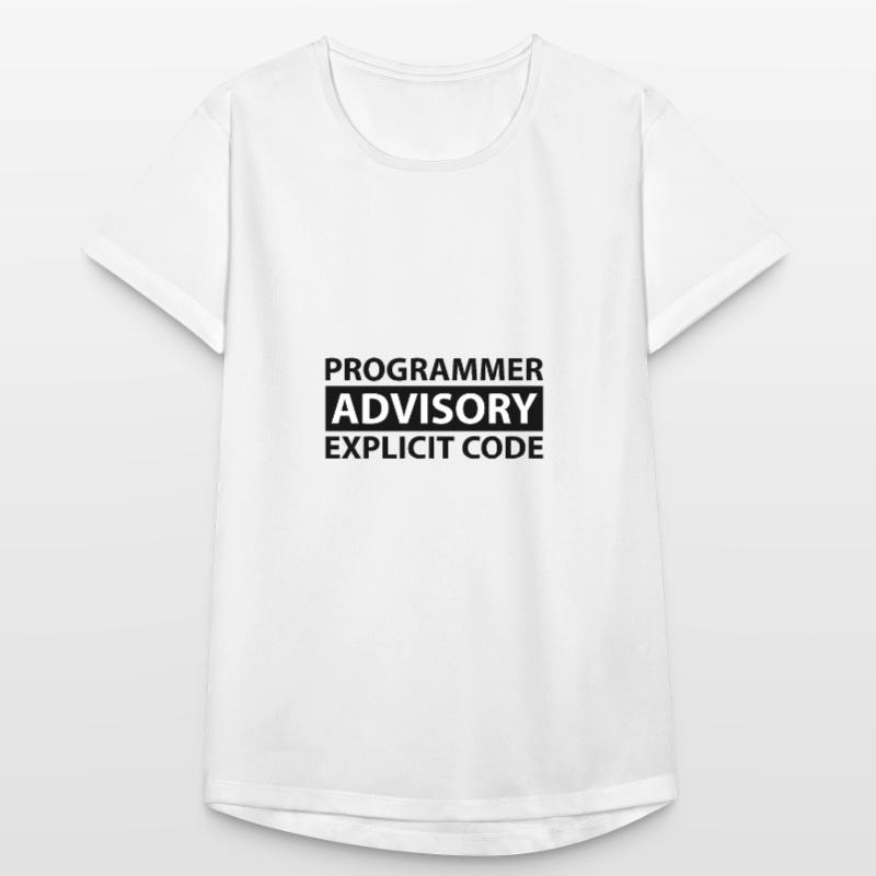 Expliziter Code für Programmierer Frauen T-Shirt atmungsaktiv