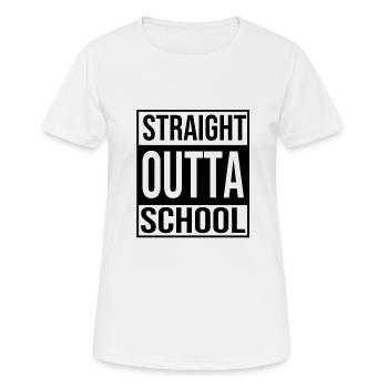 Abi, Abschluss, Matura | Design - Frauen T-Shirt atmungsaktiv - Weiß - Vorne - AI Model Female 172 dark (172cm)