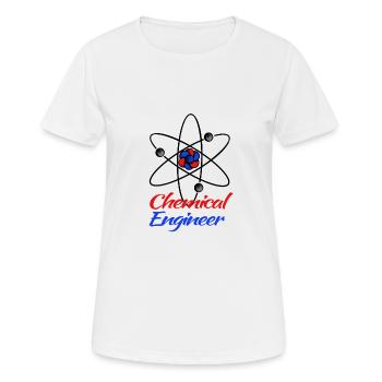 Chemischer Ingenieur Beruf Chemie Wissenschaft - Frauen T-Shirt atmungsaktiv - Weiß - Vorne - AI Model Female 172 dark (172cm)
