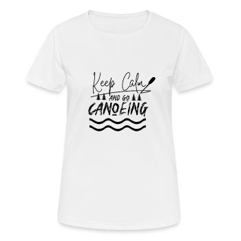 Kanu Fahrer Kanu Fahrer Kanu Fahrer Kanu Fahrer - Frauen T-Shirt atmungsaktiv - Weiß - Vorne - AI Model Female 172 dark (172cm)