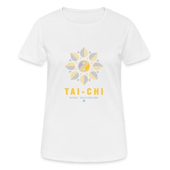 Tai Chi Taijiquan Martial Arts Gift - Women's Breathable T-Shirt - white - Front - AI Model Female 172 dark (172cm)