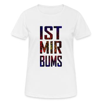 Is Mir Bums - Women's Breathable T-Shirt - white - Front - AI Model Female 172 dark (172cm)