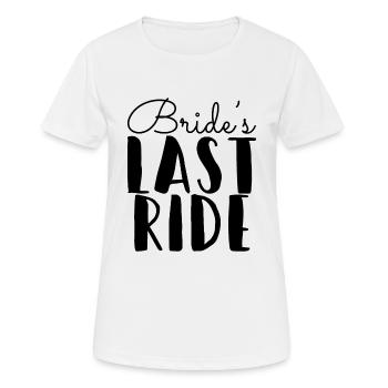 bachelor jga bride wedding - Women's Breathable T-Shirt - white - Front - AI Model Female 172 dark (172cm)