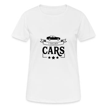 Cars Collect Car Collection Model Car - Women's Breathable T-Shirt - white - Front - AI Model Female 172 dark (172cm)