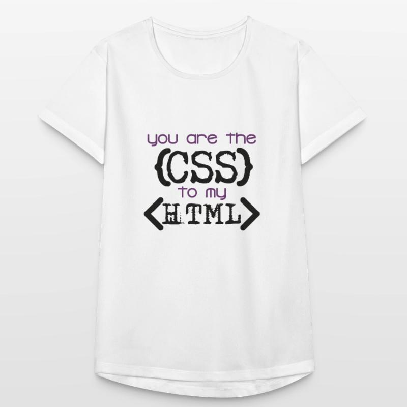 Css à Html T-shirt respirant Femme