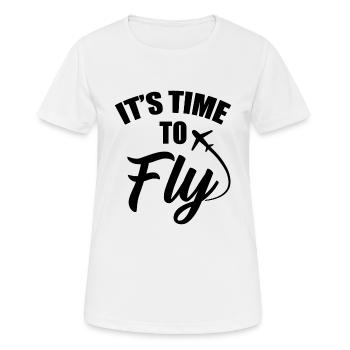 Travel - Women's Breathable T-Shirt - white - Front - AI Model Female 172 dark (172cm)
