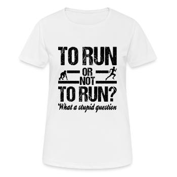 course - T-shirt respirant Femme - blanc - Devant - AI Model Female 172 dark (172cm)