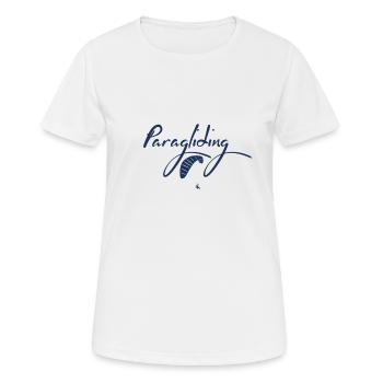 Paraglider - Women's Breathable T-Shirt - white - Front - AI Model Female 172 dark (172cm)