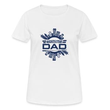 Architecte architecte architecte architecte - T-shirt respirant Femme - blanc - Devant - AI Model Female 172 dark (172cm)
