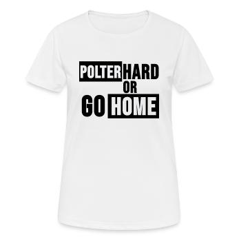 Polterabend Shirt Heirat Polterhochzeit Geschenk - Frauen T-Shirt atmungsaktiv - Weiß - Vorne - AI Model Female 172 dark (172cm)