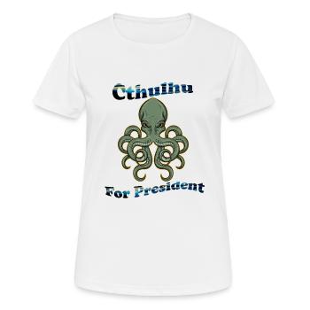 call of cthulhu lovecraft rpg mythical christmas gift - Women's Breathable T-Shirt - white - Front - AI Model Female 172 dark (172cm)
