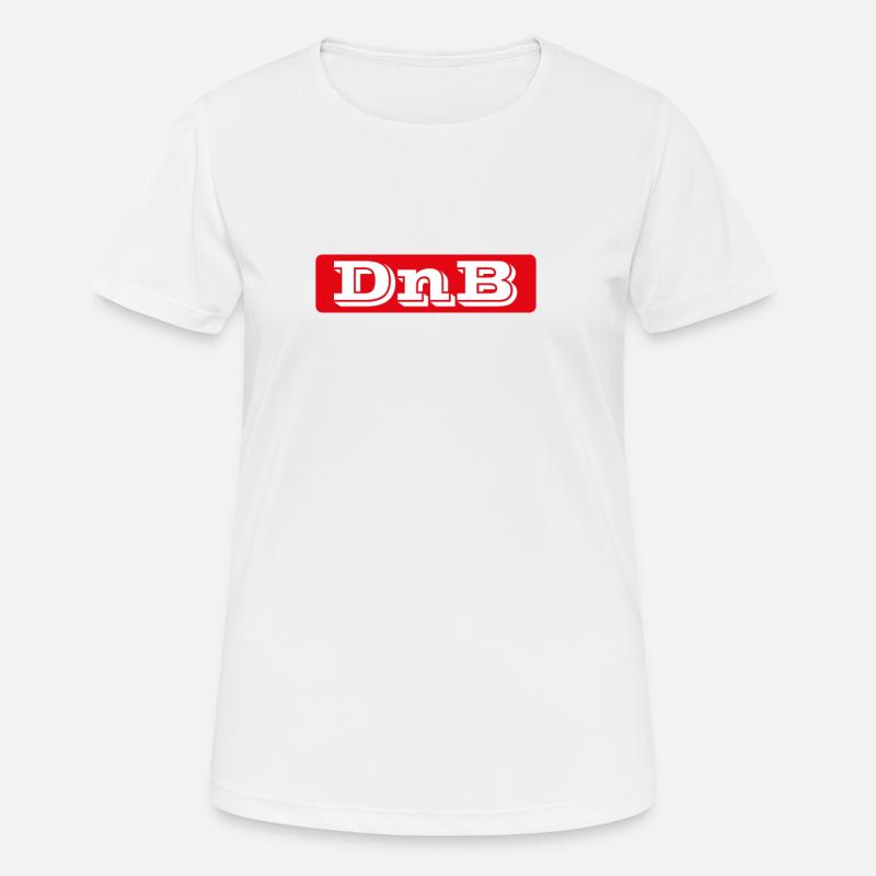 Drum and Bass Gift Idea DnB - Women's Breathable T-Shirt - white
