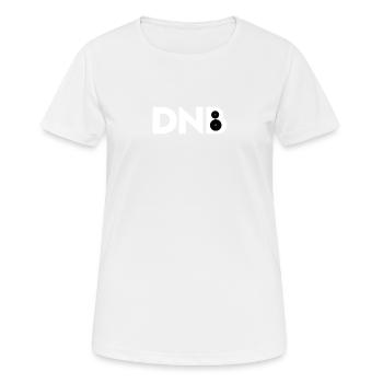 DnB DJ Lautsprecher Box Bass muss ficken - Frauen T-Shirt atmungsaktiv - Weiß - Vorne - AI Model Female 172 dark (172cm)