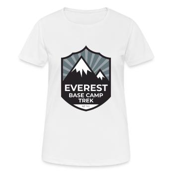 Mount Everest Base Camp Trek - Nepal - Women's Breathable T-Shirt - white - Front - AI Model Female 172 dark (172cm)