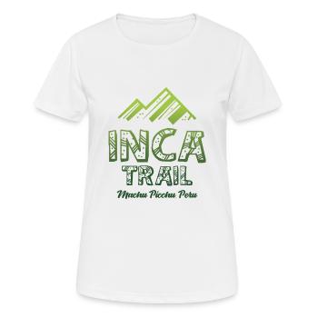 Inca Trail - Machu Picchu - Peru - Women's Breathable T-Shirt - white - Front - AI Model Female 172 dark (172cm)