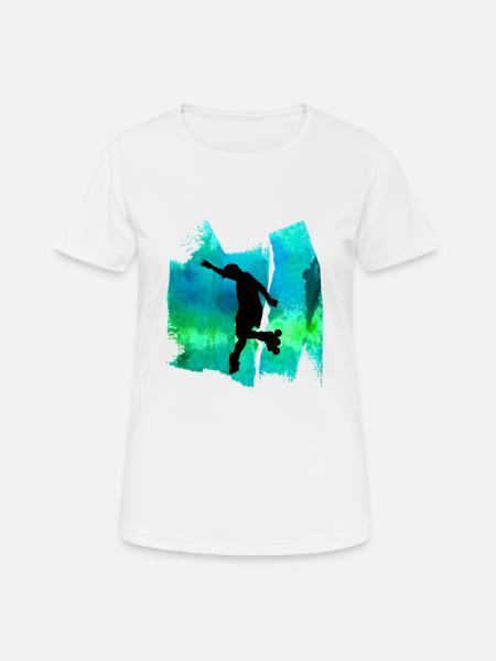 Rollerskates Inline Skates Rollerblades T Shirt - Women's Breathable T-Shirt - white