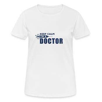 Médecins Médecins Médecins - T-shirt respirant Femme - blanc - Devant - AI Model Female 172 dark (172cm)