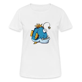 Deep sea fish frogfish gift - Women's Breathable T-Shirt - white - Front - AI Model Female 172 dark (172cm)