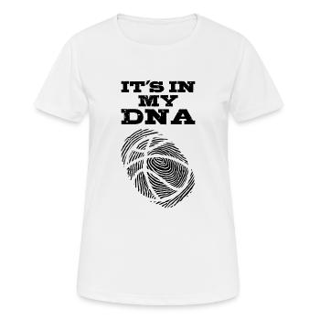 basket-ball - T-shirt respirant Femme - blanc - Devant - AI Model Female 172 dark (172cm)