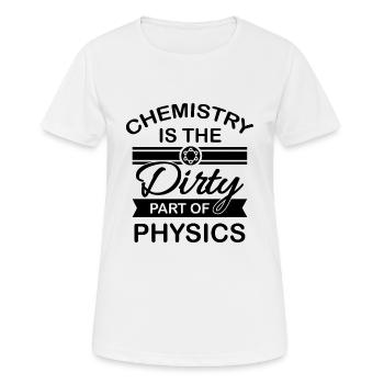chimie - T-shirt respirant Femme - blanc - Devant - AI Model Female 172 dark (172cm)