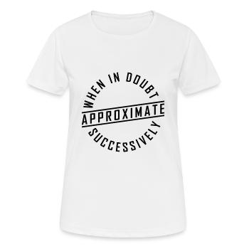 Chemie - Frauen T-Shirt atmungsaktiv - Weiß - Vorne - AI Model Female 172 dark (172cm)