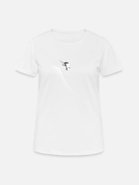 cool freeski gift - Women's Breathable T-Shirt - white
