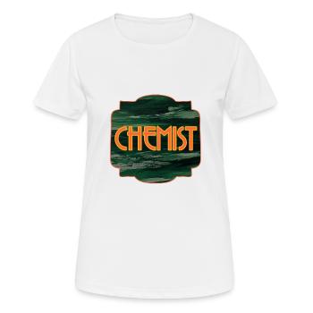 Chemist - Women's Breathable T-Shirt - white - Front - AI Model Female 172 dark (172cm)