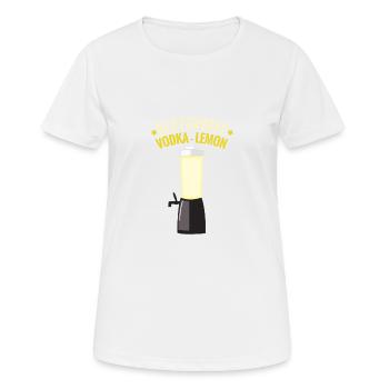 Vodka Lemon Tower Saufen Party Alkohol Urlaub - Frauen T-Shirt atmungsaktiv - Weiß - Vorne - AI Model Female 172 dark (172cm)