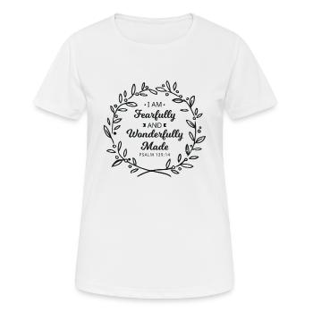 Wonderful and unique - Women's Breathable T-Shirt - white - Front - AI Model Female 172 dark (172cm)