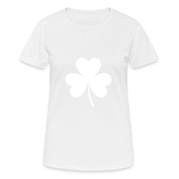 cloverleaf - T-shirt respirant Femme - blanc - Devant - AI Model Female 172 dark (172cm)