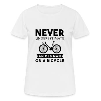 Bicycle - Women's Breathable T-Shirt - white - Front - AI Model Female 172 dark (172cm)