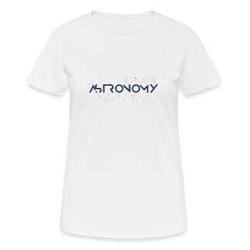 Solar System Astronomy - Women's Breathable T-Shirt - white - Front - AI Model Female 172 dark (172cm)