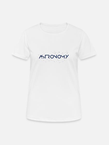Sonnensystem Astronomie - Frauen T-Shirt atmungsaktiv - Weiß