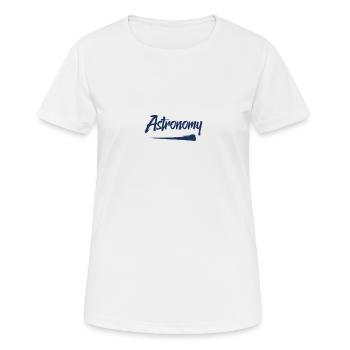 Astronomie - T-shirt respirant Femme - blanc - Devant - AI Model Female 172 dark (172cm)