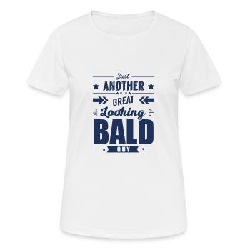 Glatzen Glatzkopf Kein Haar Glatze Keine Haare - Frauen T-Shirt atmungsaktiv - Weiß - Vorne - AI Model Female 172 dark (172cm)