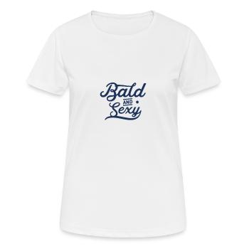 Pas de cheveux Chauves Pas de cheveux Chauves Chauves - T-shirt respirant Femme - blanc - Devant - AI Model Female 172 dark (172cm)