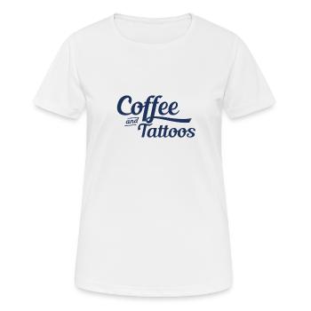 Tatouage - T-shirt respirant Femme - blanc - Devant - AI Model Female 172 dark (172cm)