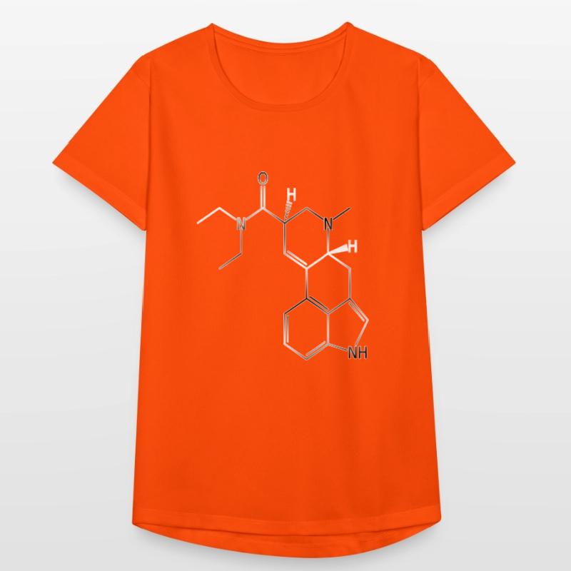 LSD structural formula molecule A. Hofmann Bicycle Day Women's Breathable T-Shirt
