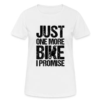 Moto - T-shirt respirant Femme - blanc - Devant - AI Model Female 172 dark (172cm)