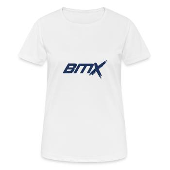 BMX fahren BMX fahren BMX fahren BMX fahren - Frauen T-Shirt atmungsaktiv - Weiß - Vorne - AI Model Female 172 dark (172cm)