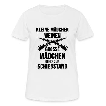 Schützenverein shooting shooting gun gift - Women's Breathable T-Shirt - white - Front - AI Model Female 172 dark (172cm)