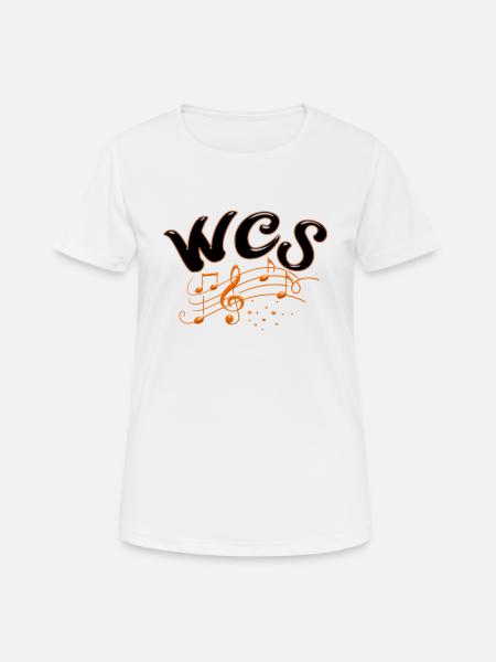 T-shirt cadeau West Coast Swing Dance - T-shirt respirant Femme - blanc