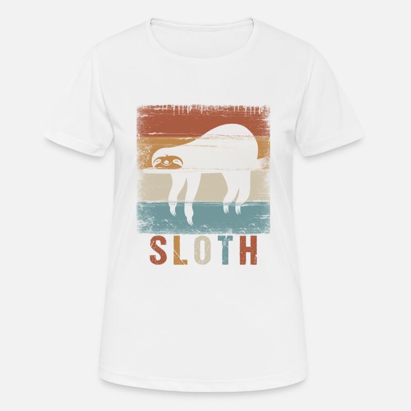 sloth - Women's Breathable T-Shirt - white