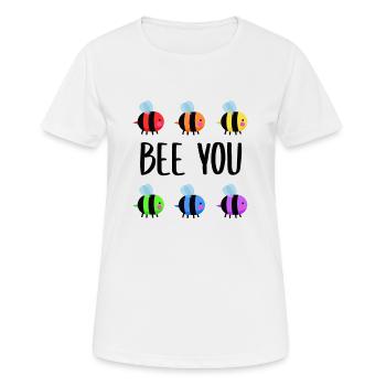 LGBT Gay Pride Gay Lesbian Funny Gift - Women's Breathable T-Shirt - white - Front - AI Model Female 172 dark (172cm)