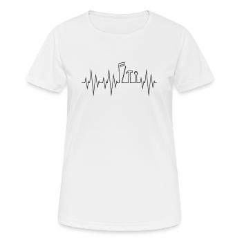 Reparatur Handwerker Handwerk Werkzeug Geschenk - Frauen T-Shirt atmungsaktiv - Weiß - Vorne - AI Model Female 172 dark (172cm)